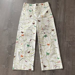 Anthropologie Wide Leg Butterfly Pants